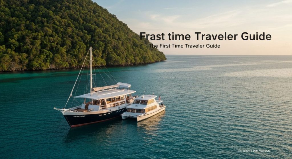 raja ampat first time traveler guide — Photorealistic editorial travel photograph relevant to: The direct-booking luxury