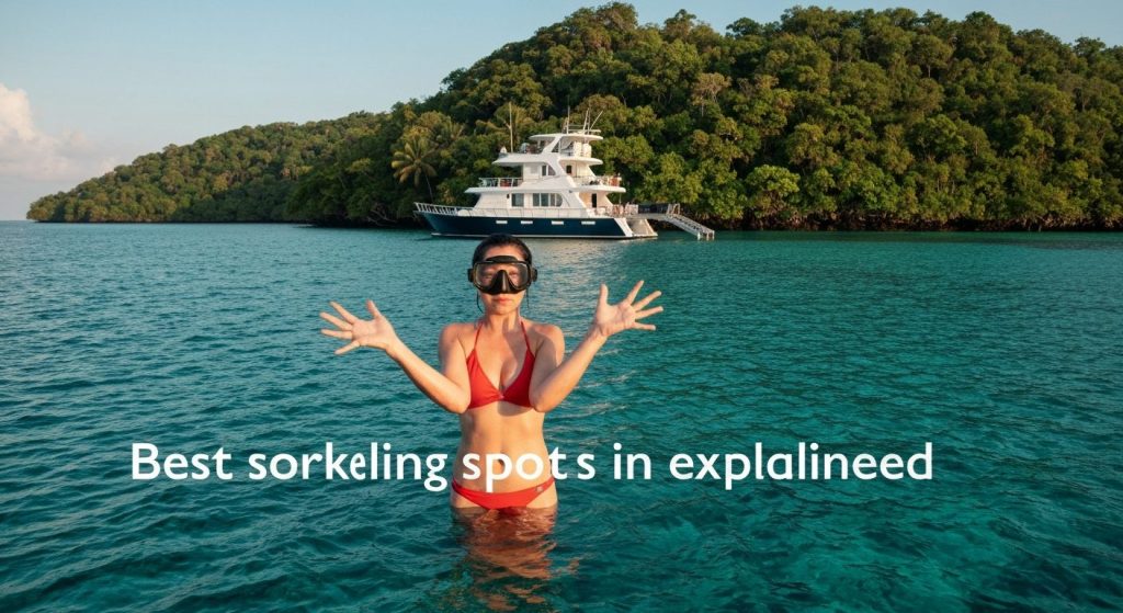 best snorkeling spots in raja ampat explained — Photorealistic editorial travel photograph relevant to: The direct-booki